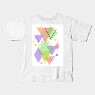 Geometric Art: Scattered Kids T-Shirt